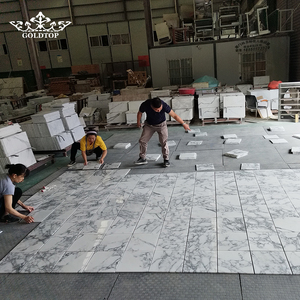 Goldtop Stone Polished Surface Wholesale Price Italy Arabescato <b>White</b> Marble Stone Tiles for Interior Wall and Floor Project - Product Image 6