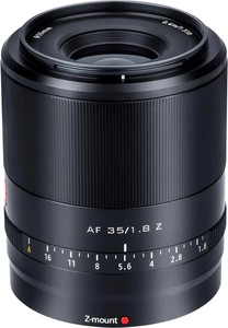 เลนส์ Viltrox 35 มม. F1.8 Z Mount ฟูลเฟรม มุมกว้าง แบบฟิกซ์ 9 ใบพัด 70 มม. อลูมิเนียม สำหรับกล้อง Z ของ DF Wholesale - Product Image 2