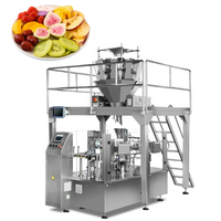 Máquina de Envasado Rotativa Automática para Bolsas y Sobres, Materiales Plásticos/Papel, Grado Alimenticio, Ecológica, Nueva