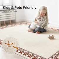 Tapis de sol moderne blanc de luxe pour grand salon, tapis de sol tendance, tapis et tapis biodégradables, Alfombras De Sala