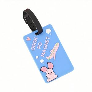 Etiquetas de Equipaje de PVC Personalizadas, Etiquetas de Equipaje de Goma para Embarque y Porta Tarjetas de Goma Suave - Product Image 3