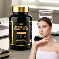 Penjualan Langsung Pabrik OEM/ODM Kapsul Liposom Glutathione 25000mg, Suplemen Anti-penuaan dan Antioksidan untuk Memutihkan Kulit