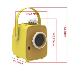 Mini Proyector Educativo con Batería de Litio, Forma Redonda Musical, para Niños de 5 a 7 Años, Aprendizaje de Francés e Inglés - Product Image 6