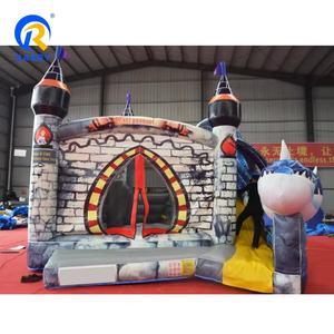 Nouveau design gonflable PVC Dragon's Age Castle Bounce n Slide Combo Bouncer House avec toboggan pour usage commercial et installation facile - Product Image 6