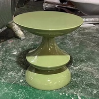 Table d'appoint moderne en fibre de verre, table basse ronde pour salon, table de canapé