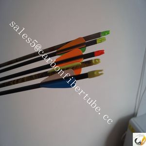 Flèche en fibre <span class=keywords><strong>de</strong></span> carbone 3K <span class=keywords><strong>de</strong></span> qualité supérieure, flèche creuse en carbone haute résistance pour le <span class=keywords><strong>tir</strong></span> <span class=keywords><strong>à</strong></span> <span class=keywords><strong>l</strong></span>'<span class=keywords><strong>arc</strong></span>, la chasse et le <span class=keywords><strong>tir</strong></span> sur cible - Product Image 4