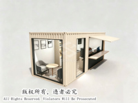 2026 Chine – Nouveaux Cafés Conteneurs Préfabriqués Prêts à l'emploi – Mini Maisons Mobiles Conteneurs Bar-Café CE