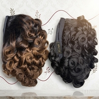 Venta al por Mayor de Pelucas con Diadema de Cabello Humano Brasileño SDD, 180% de Densidad, Ondulado y Voluminoso, Sin Encaje, para Mujeres Negras