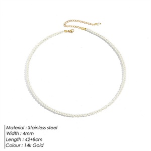 Luxury Vintage Elegant Women Jewelry Necklace Pearl <b>Chain</b> Necklace Shell Heart Pendant Necklace - Product Image 1