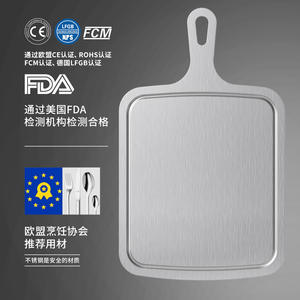 Tabla de Pizza Rectangular de Acero Inoxidable Personalizada, Antibacteriana, de Doble Cara, Apta para Lavavajillas, Tabla de Cortar - Product Image 3