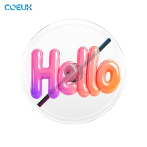 Boîte à lumière publicitaire extérieure personnalisée à un seul côté, panneau lumineux LED, équipement publicitaire, affichage holographique 3D, boîte à lumière ronde - Product Image 1