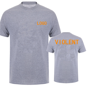 50% poliestere 25% cotone 25% rayon t-shirt con logo dello schermo girocollo tri <span class=keywords><strong>blend</strong></span> t shirt <span class=keywords><strong>abbigliamento</strong></span> <span class=keywords><strong>uomo</strong></span> - Product Image 4