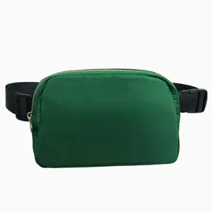 Sac de ceinture imperméable en Nylon Polyester pour femmes, avec Logo imprimé personnalisé, sac de ceinture de course pour hommes, sac de ceinture de Sport de voyage, sac à bandoulière drôle