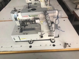 Flat-bed W500 Shirt Cover Stitch Coverstitch Interlock <b>Sewing</b> Machine - Product Image 3