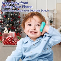 Jouet de téléphone portable pour bébé - Jouet musical interactif certifié CPSIA CPC pour les garçons de 1 an