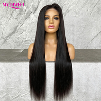Perruque frontale en dentelle HD en cheveux brésiliens bruts en gros, perruque complète en dentelle de cheveux humains vierges, perruque frontale sans colle 13x4 13x6