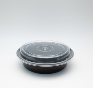 Conteneur alimentaire rond jetable en plastique PP avec couvercle hermétique, anti-fuite, sans BPA, pour la restauration - Product Image 2