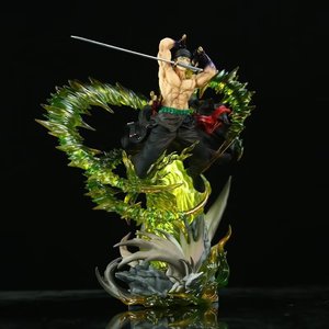 ฟิกเกอร์อนิเมะวันพีซ โรโรโนอา โซโล ราชาแห่งนรก ภาควานะคันทรี ออนิกาชิมะ ขนาด 30 ซม. ชุดกล่องของเล่นสะสม - Product Image 6