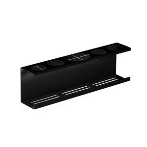 Estantes Metálicos Personalizados para Refrigerador, Montados en la Pared, con 2 Soportes en Espiral y 8 Ganchos, Diseño Desmontable para Organizar Especias en la Cocina - Product Image 1