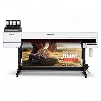Imprimante jet d'encre UV LED à rouleaux Mimaki UJV200-160, largeur 1610 mm, encre de sublimation, impression automatique multifonctionnelle de stickers, bannières et étiquettes