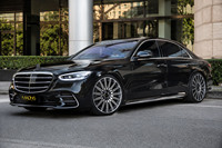 Wheelshome WFM04 Nouvelle jante en alliage d'aluminium forgé à rayons multiples, finition noire usinée, 19 pouces, pour Mercedes Classe C/E/S/GLC