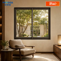 Ventana Corredera de Aluminio con Rotura de Puente Térmico para Cocina, con Vidrio Bajo Emisivo y Función Insonorizante