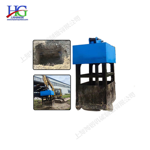Construction prenant la perceuse au sol de base Excavatrice Vis au sol Pile Machine d'entraînement Pression 24. 5mpa - Product Image 2