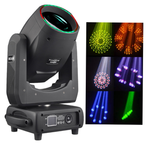 Gmtmaite 300W 4 lăng kính Vua giai đoạn chùm ánh sáng di chuyển đầu cho đám cưới DJ sự kiện buổi hòa nhạc trực tiếp nhà thờ lễ hội trang trí - Product Image 6