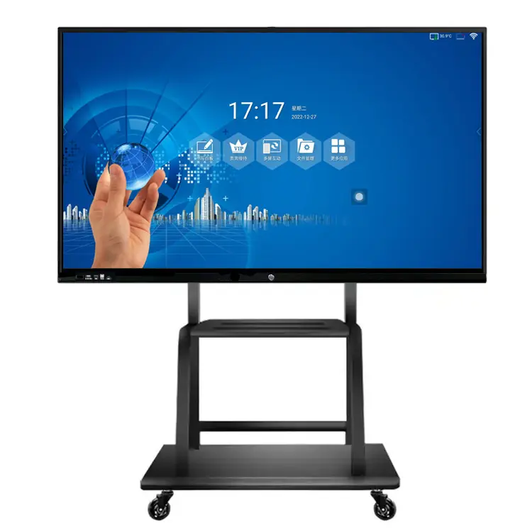 86 zoll 4k dual-system interaktiver touchscreen whiteboard lcd-bildschirm all-in-one-maschine