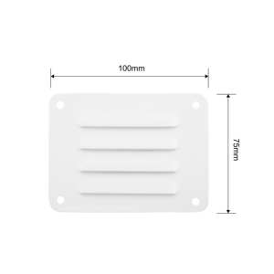 Griglia di ventilazione in lega di alluminio RV 4 "X <span class=keywords><strong>3</strong></span>" copertura di sfiato per parete esterna Oversize <span class=keywords><strong>3.3</strong></span> "X 2.4" per l'installazione in campeggio - Product Image 5