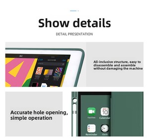 2017/2018 <span class=keywords><strong>Ipad</strong></span> 9.7 không khí/2/<span class=keywords><strong>Ipad</strong></span> 5/<span class=keywords><strong>6</strong></span> mỏng bảo vệ trường hợp tập tin đính kèm tự động đánh thức/ngủ ẩn Bút Chì Chủ - Product Image 6