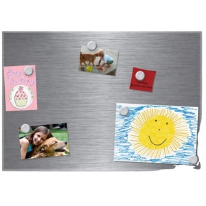 Pizarra Magnética de Acero Inoxidable Personalizada para Exhibición en Pared, Lámina Metálica de Borrado en Seco para Cocina, Hogar y Oficina, Fabricación OEM al por Mayor - Product Image 1