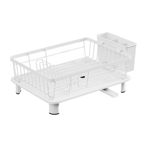 Draining Rack <b>Small</b> Size Square <b>Dish</b> <b>Drainer</b> With Stand For Kitchen Sink Storage - Product Image 3