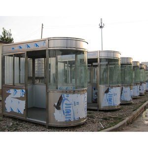 Stand en acier inoxydable de forme elliptique, cadre en alliage d'aluminium étanche pour utilisation en supermarché - Product Image 1