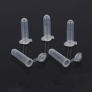 Tubos de centrífuga PP estéreis de 1,5 ml e <span class=keywords><strong>2ml</strong></span> com tampa e fundo redondo cônico transparentes e fosco para uso laboratorial - Product Image 1