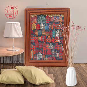 Cornice Portafoto <span class=keywords><strong>in</strong></span> <span class=keywords><strong>Legno</strong></span> Personalizzata, Puzzle Fai-da-Te, <span class=keywords><strong>Scatola</strong></span> Giocattoli per Bambini da 5 a 7 Anni, Decorazione Familiare - Product Image 1
