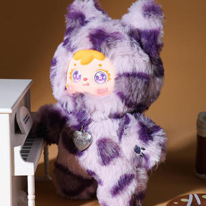 100% Original Baby Samuel Meow Meow's Cool Moment Caja Sorpresa de Peluche de Vinilo con Adorno de Corazón para Niños - Product Image 3