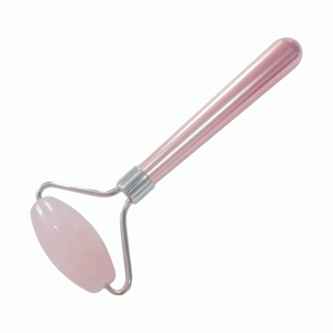 โรลเลอร์นวดหน้าโรสควอตซ์ หยกนวดหน้า บำรุงผิวหน้า สำหรับใช้ในบ้าน - Product Image 6