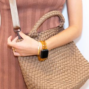 New Neoprene Woven <b>Bag</b> High Quality Handmade Woven Handbag Women <b>Nylon</b> Shoulder <b>Bag</b> Beach Neoprene <b>Tote</b> <b>Bag</b> - Product Image 4
