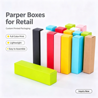 Boîte en papier kraft en carton avec logo personnalisé petite boîte cosmétique boîtes d'emballage en carton parfum rouge à lèvres