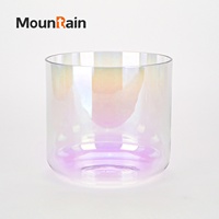 Ensemble de bols chantants en cristal, instruments de guérison sonore, produits en verre de quartz, méditation, yoga, fabricant OEM, alchimie