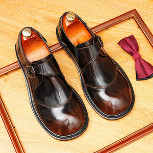 Handmade high-quality custom men's leather <b>shoes</b>, fashionable men's casual wear, Oxford office <b>shoes</b> - Product Image 4