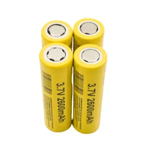 Power battery 18650 3.7V 2600mah inr18650 8.1wh li-ion battery