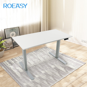 Roeasy 2 giai đoạn Ergonomic động cơ duy nhất kim loại Chân bảng điện chiều cao có thể điều chỉnh đứng bàn khung nâng bảng - Product Image 4