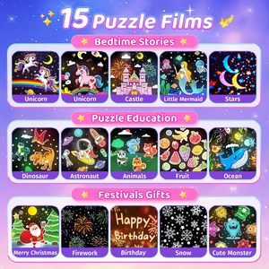 Lámpara Nocturna Infantil con 315 Modos y Proyector de Películas, Globo LED de Diseño Rústico, Control Remoto, Enchufe, Sonido, <span class=keywords><strong>Mac</strong></span> - Product Image 4