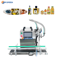 Machine de remplissage pneumatique automatique de bouteille de lotion de crème de shampooing de détergent de savon de pâte de sauce liquide d'huile essentielle