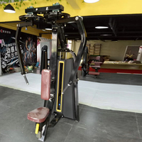 Machine commerciale en acier pour exercices de développement des deltoides arrière et des pectoraux inversés, équipement d'entraînement des épaules avec pile de poids de 80 kg