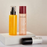 Emballage cosmétique personnalisé, flacon pulvérisateur à fine brume en PET, pompe pulvérisatrice pour nettoyant visage, parfum, tonique, forme cylindrique, écran