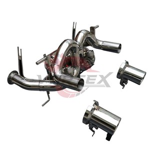 Vortex High Performance Stainless Exhaust System for Lamborghini Aventador SVJ Valve Controlled Piping Kit - Product Image 3