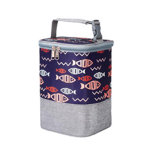 Personalizado de alta calidad calentador de leche materna bolsa de transporte portátil aislado bolsa de biberón para viajes - Product Image 1